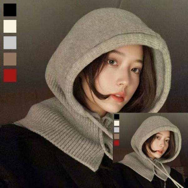 울 니트 바라클라바 여자바라클라바 여성골프넥워머