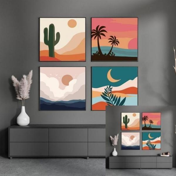 DIY 유화 캔버스 페인팅 DIY세트 미술교재