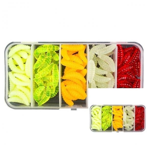 루어낚시 웜 100EA 세트 바다낚시미끼 우럭낚시