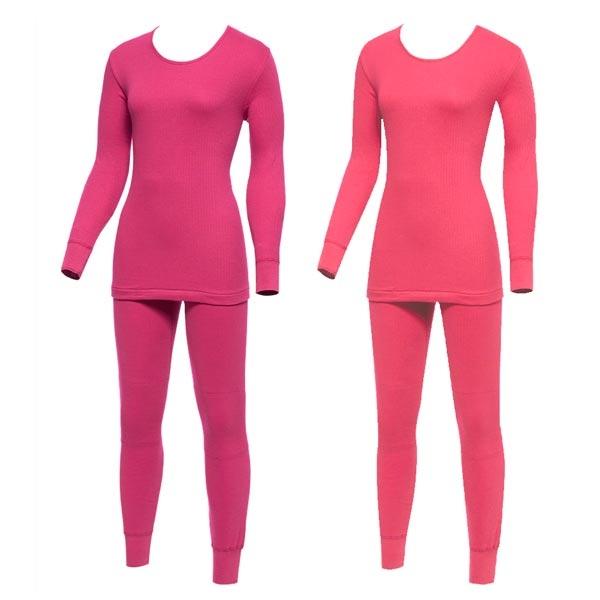 TRY 여성 심플보온덧댐 삼중직 내복 내의 상하세트