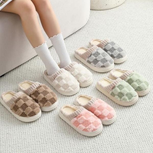 5색 1개 겨울 실내 털슬리퍼 털실내화 방한 거실화 슬리퍼 겨울용 실내화 사무실
