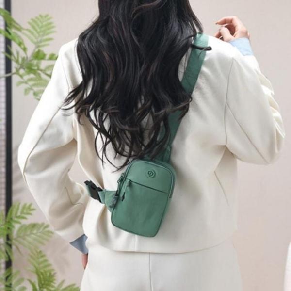 7색 1개 생활방수 가벼운 미니 크로스백 여행용 미니백 핸드폰가방 슬링백