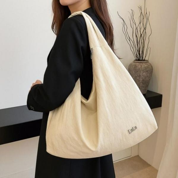 6색 1개 빅사이즈 생활방수 가벼운 숄더백 호보백 라운드 빅숄더백 슬링백