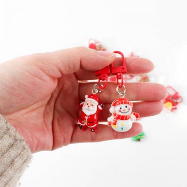 D15] 1000 크리스마스 피규어 키링 (14개세트)