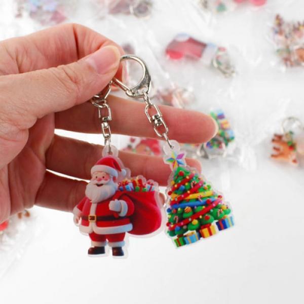 136D] 500 크리스마스 아크릴 키링 (20개세트)