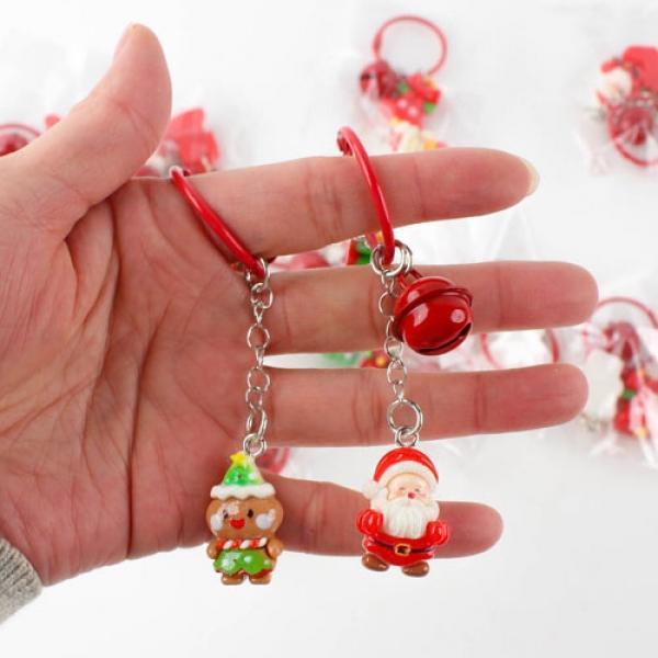 132D] 1500 크리스마스 줄줄이 피규어 키링 (12개세트)