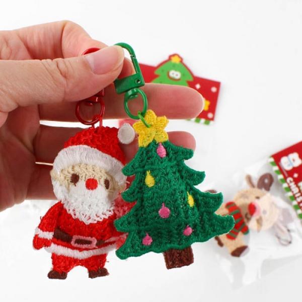 131A] 1500 크리스마스 실뜨기 키링 (12개세트)