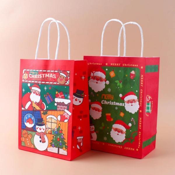 A] 700 크리스마스 심플 쇼핑백 (20개세트)