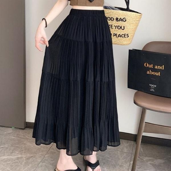 페미닌 캉캉 플레어 주름 스커트 SNY-0046