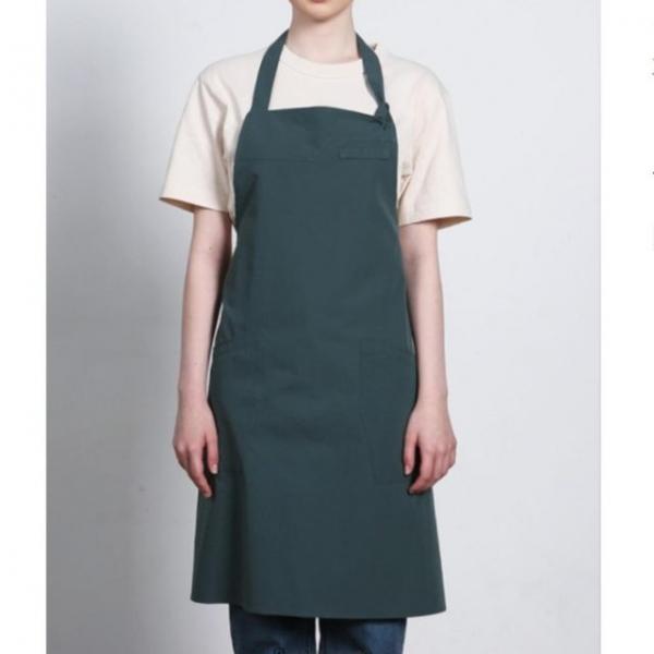 그린 생활방수 무지 앞치마 공방 작업 앞치마 카페 바리스타 홀서빙 유니폼 단체