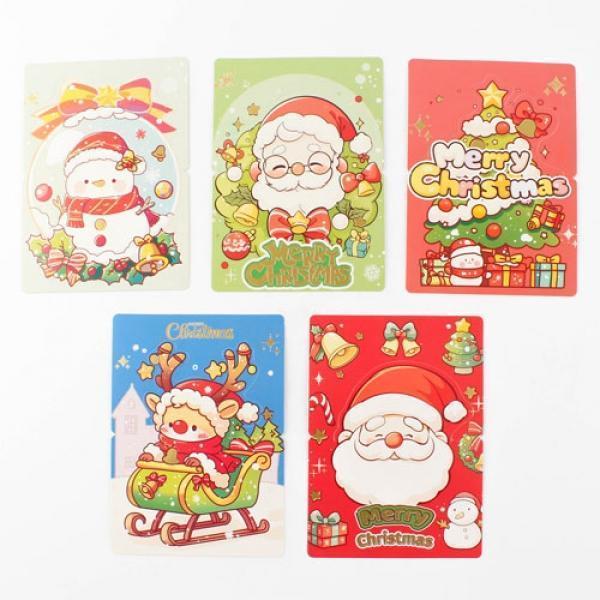 134B] 100 크리스마스 미니 입체 카드 (30개세트)