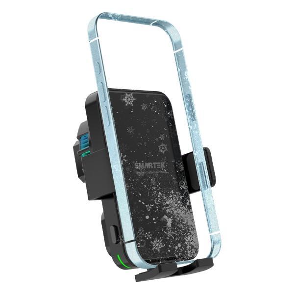 [스마텍] 펠티어 냉각 15W 고속 무선충전 차량용 거치대 (ST-CD1400)