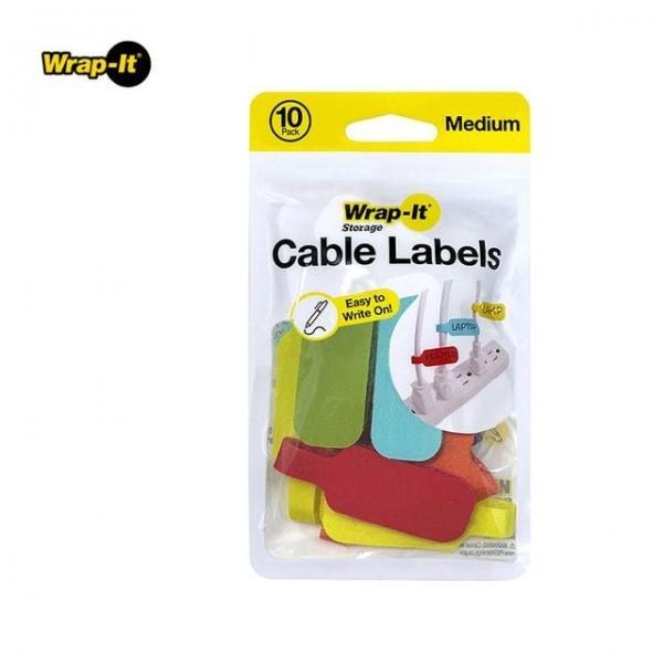 전선정리 케이블씰 타이 라벨형 네임택타입 혼합 10PCS
