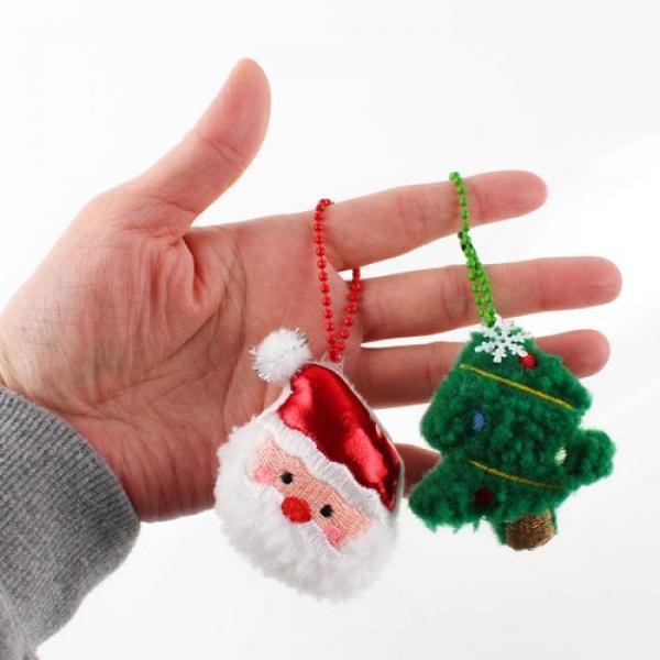 D15] 1500 크리스마스 봉제 키링 (12개세트)