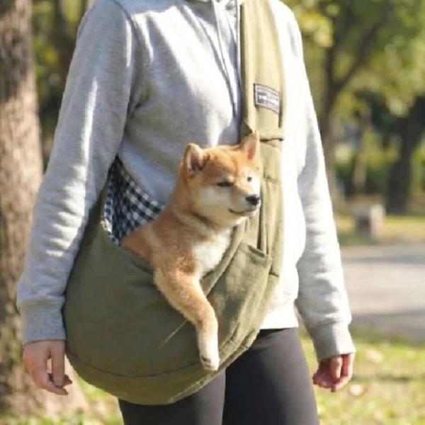 강아지 이동 가방 중형견가방 반려견가방 소형강아지슬링백