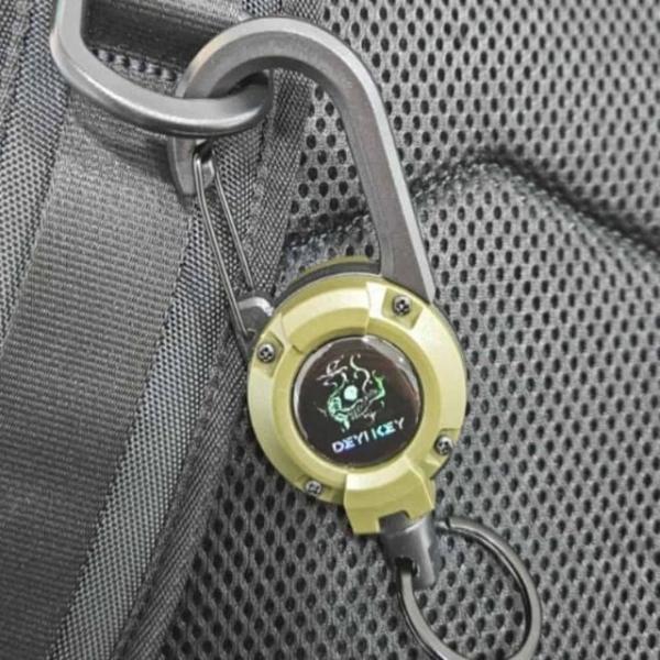 릴홀더 카라비너 분실방지스프링줄 등산카라비너 도난방지기