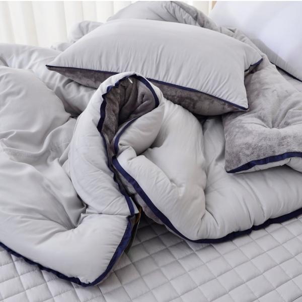 리빙밸류 구름 모달 극세사 겨울 차렵이불 부드러운 푹신한 따뜻한 두꺼운 먼지없는 이불