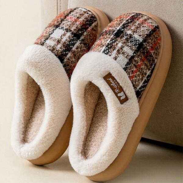 무스터 겨울 실내 슬리퍼