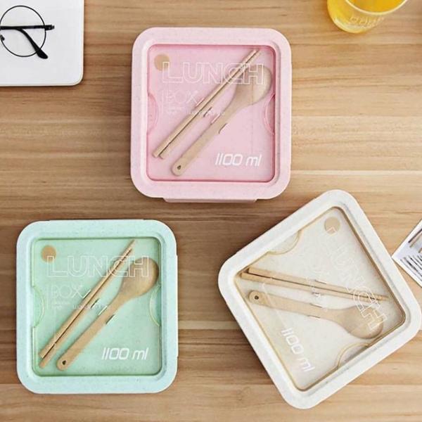 밀프랩 도시락통 수저 1100ml 밀폐 식판