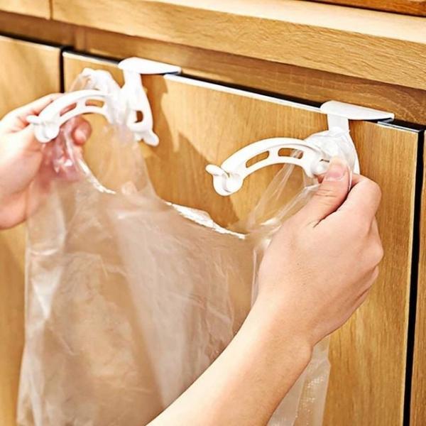 봉지걸이 접이식 후크 고정 쓰레기