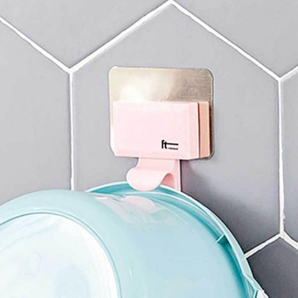 부착식 세수대야걸이 다중 베이지