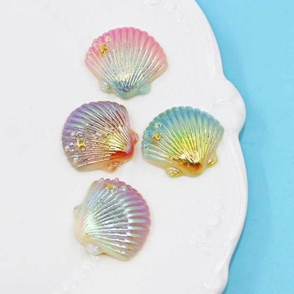 조개 장식 어항 꾸미기 수지