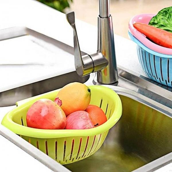 채반 다용도 음식물 블루