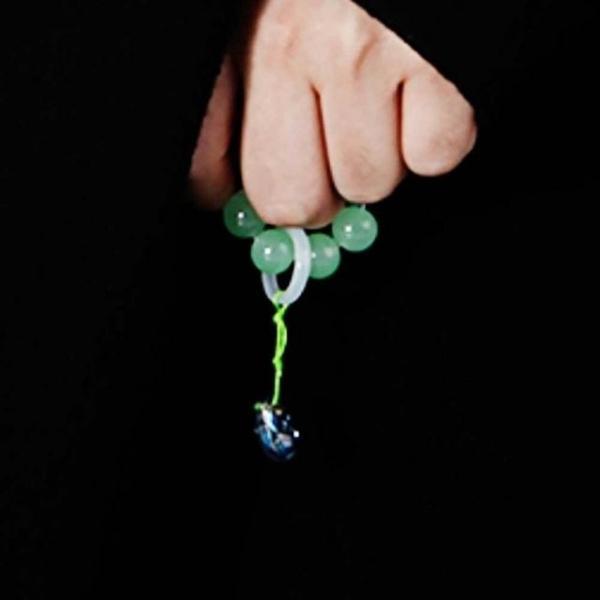 손가락 염주 고리 미니 불교 유리