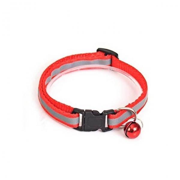 빛 반사 고양이목걸이 방울 반려동물 버클