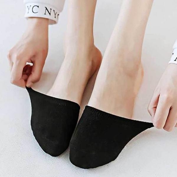 뮬 양말 덧신 고탄성 여성