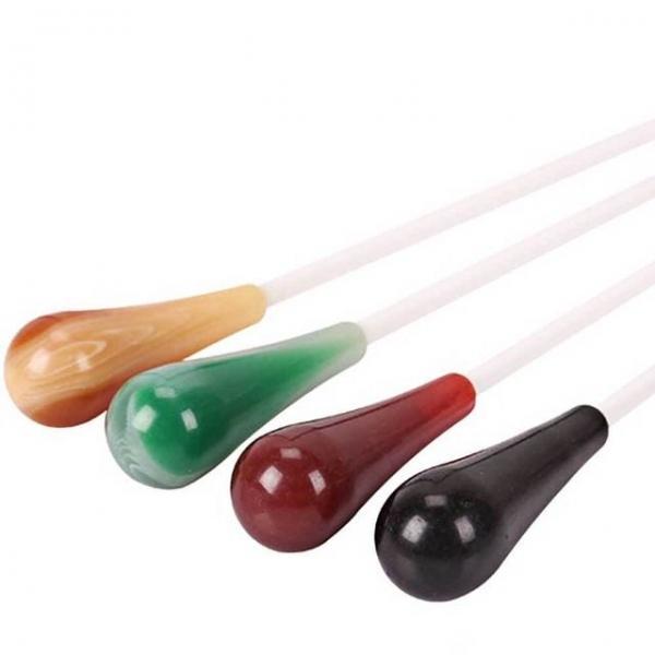 지휘봉 레드 수지 음악 유리섬유