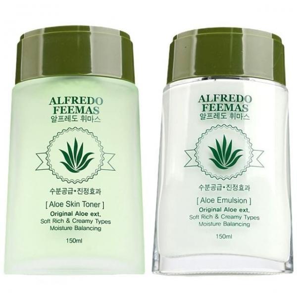 수분공급 진정 알로에 남성 토너 150ml 에멀전 150ml
