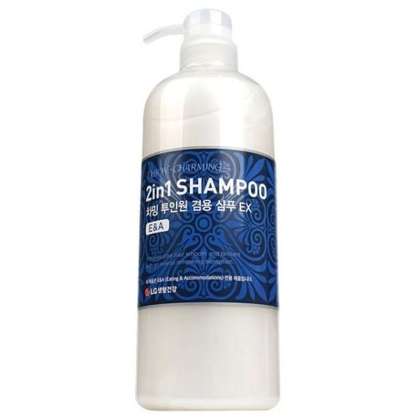모발을 깨끗하게 딥 클렌징 투인원 겸용 샴푸 730ml