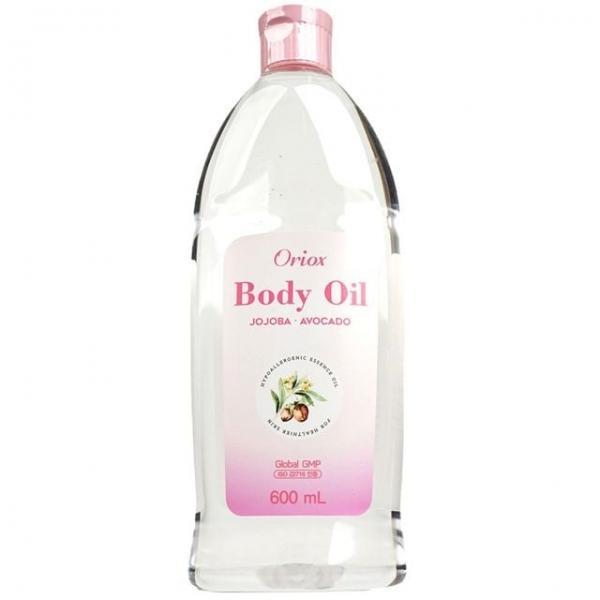 거친 피부 보습을 주는 전신용 마사지 바디오일 600ml