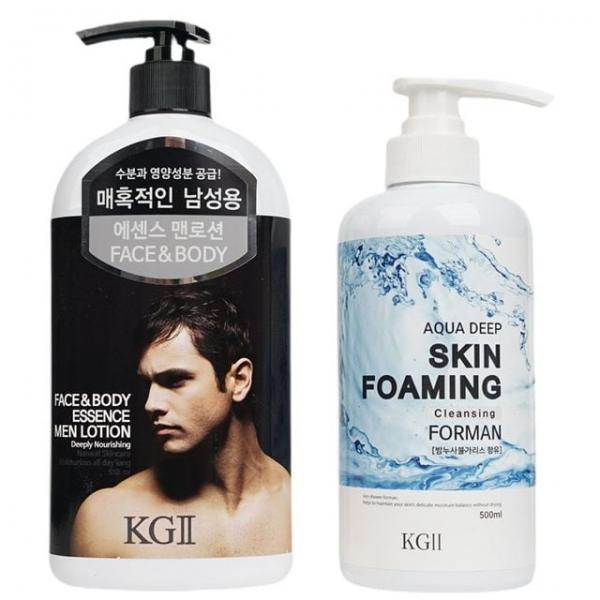 수분과 영양공급 남성 바디로션 510ml 클렌징폼 500ml