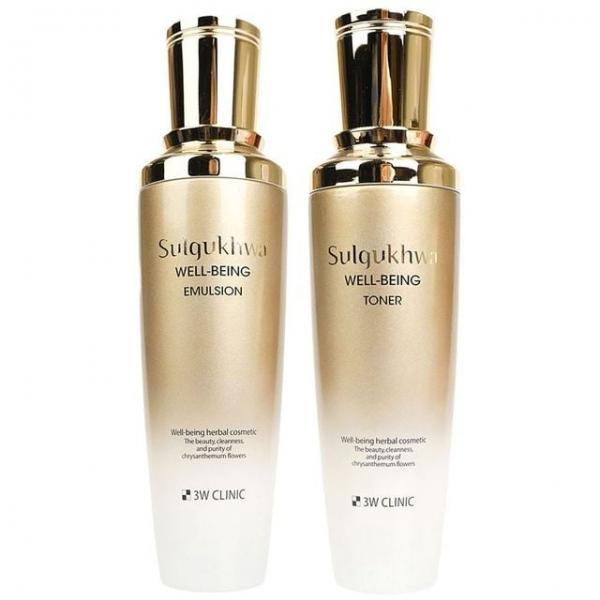 국화꽃의 아름다움 깨끗 순수함 수액 120ml 유액 120ml