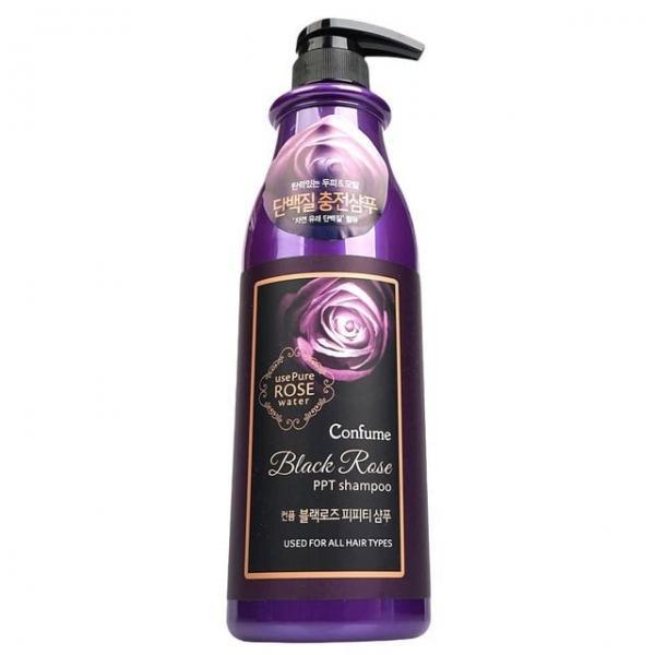 탄력있는 두피 모발 블랙로즈 단백질충전 샴푸 750ml