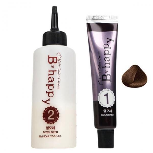 쉽고 간편한 크림타입 염모제 헤어 6B 딥블루 블랙