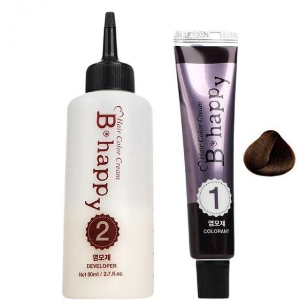 쉽고 간편한 크림타입 염모제 헤어 5G 커피 브라운