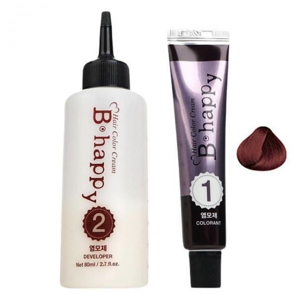 쉽고 간편한 크림타입 염모제 5.5G 다크커피 브라운