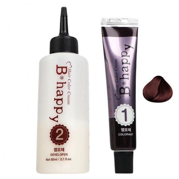 쉽고 간편한 크림타입 염모제 헤어 3R 코퍼골드브라운