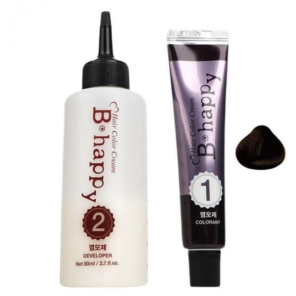 쉽고 간편한 크림타입 염모제 헤어 2G 밀키골든브라운