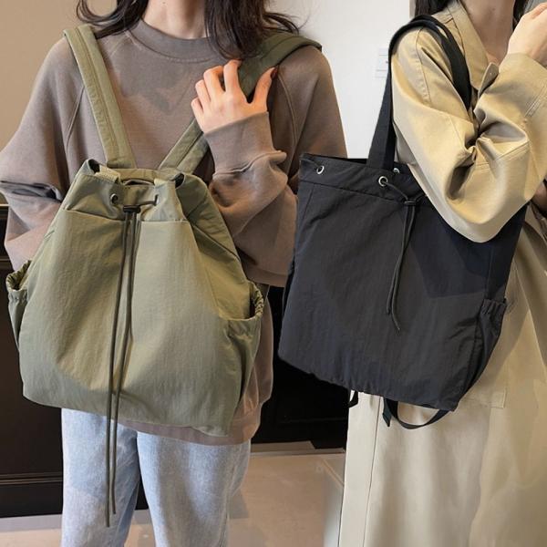 여성 숄더 나일론 백팩 데일리 대학생 가방