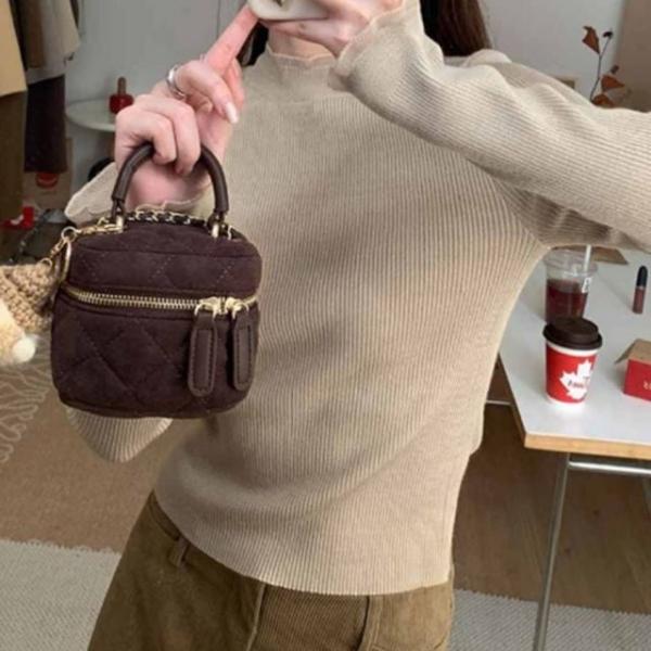 반목 프릴 골지 긴팔 니트 JSC-d0212