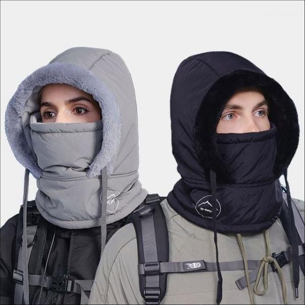 패딩바라클라바 후드넥워머 방한마스크 겨울 혹한기