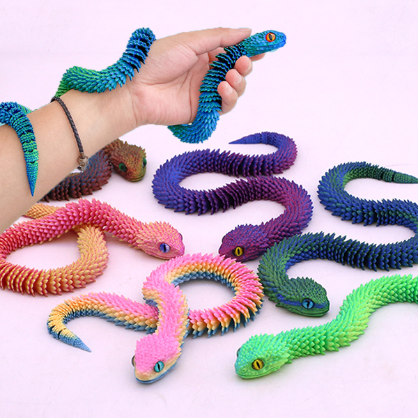 3D 입체 방울뱀 45cm 뱀 장난감 토이 리얼디테일