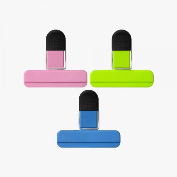 포인트 손잡이 컬러 집게 소