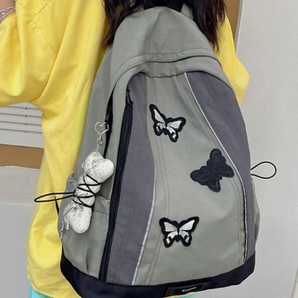 와펜 포인트 입체 패턴 데일리 백팩 5FW