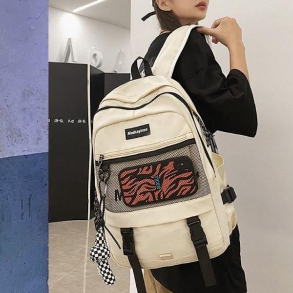 멀티 포켓 메쉬 패널 데일리 기능성 백팩 5FW