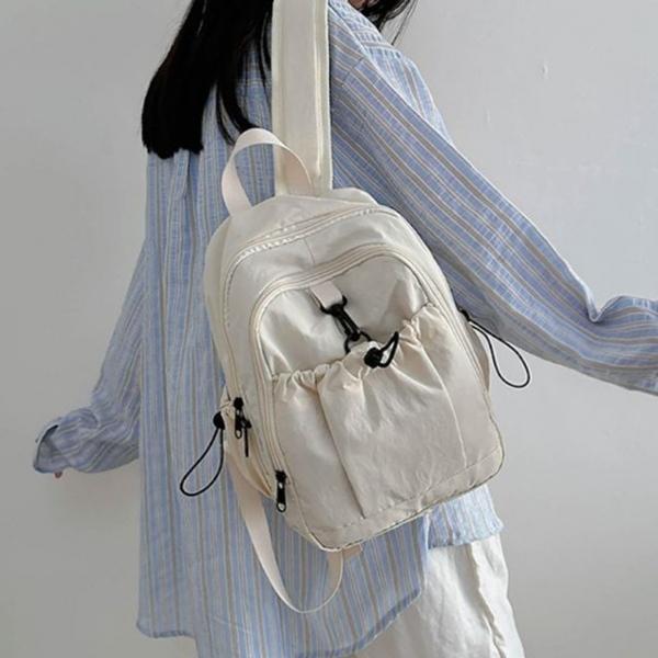 포켓 분리 구조 경량 데일리 패널 백팩 5FW